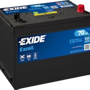 EXIDE BATTERY EXCELL EB704 70AH Δ