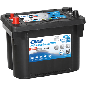 EXIDE MARINE AGM EM1000 50AH 800(EN)