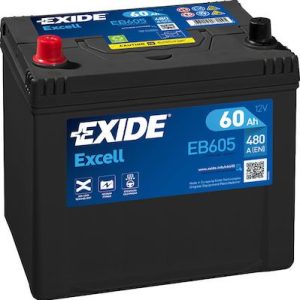 EXIDE BATTERY EXCELL EB605 60AH A