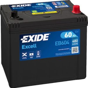 EXIDE BATTERY EXCELL EB604 60AH Δ